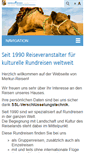 Mobile Screenshot of merkurreisen.de